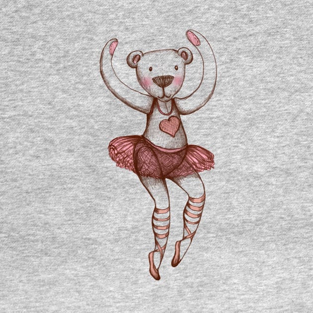 Ballerina Teddy by micklyn